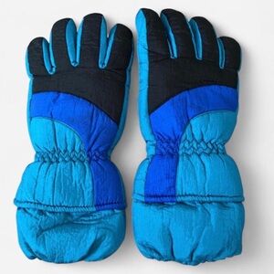 PrimaLoft Black & Blue Gloves | Size: L/XL